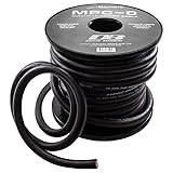 Deaf Bonce Car Audio 0 AWG Oxygen Free Copper Power/Ground Wire Black Lot (1 Foot (by The Foot))