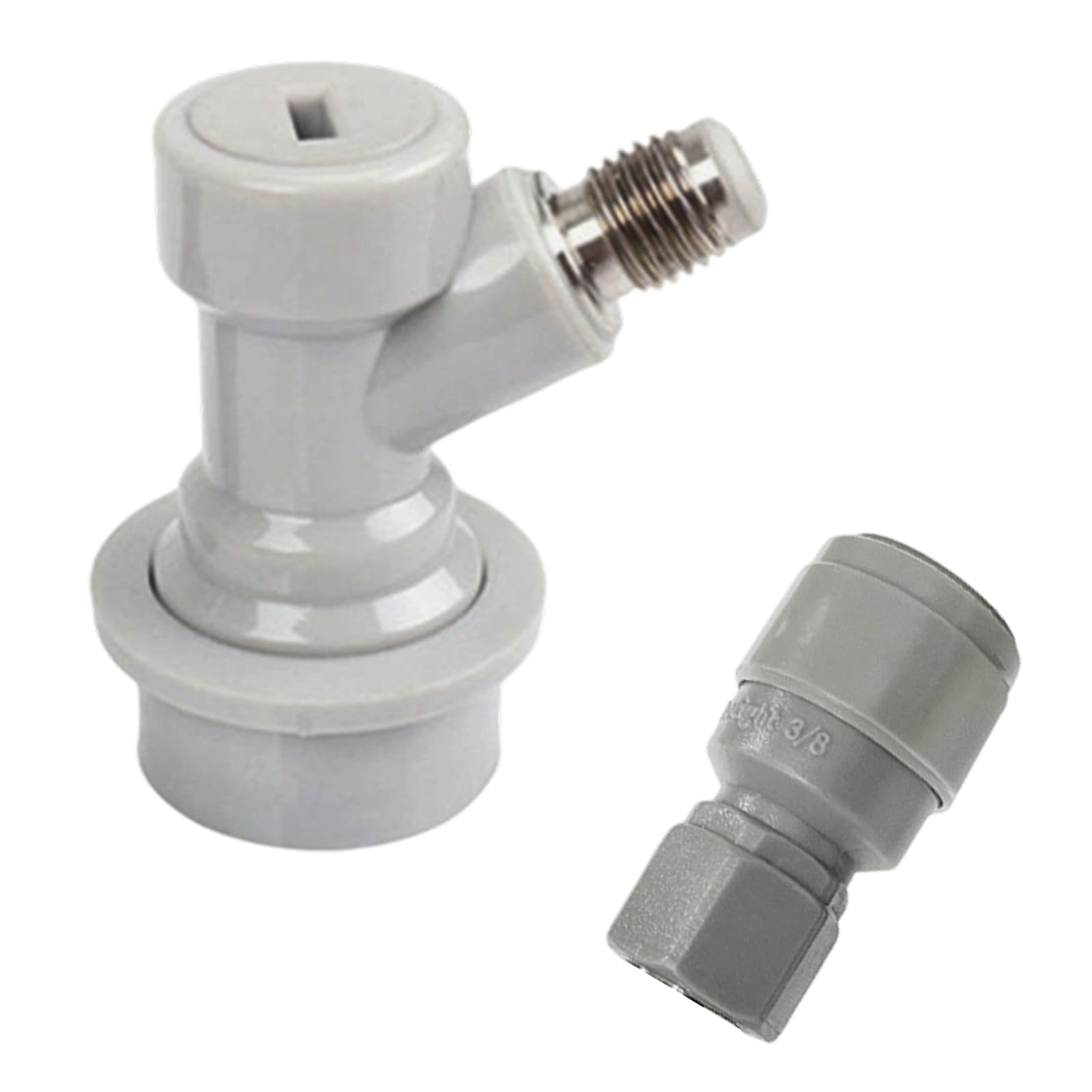 Tsophreniq Quick Release Fittings, Food Grade Non-Rust Steel Couplers for & Kegs, Compact Design Quick Release Fittings