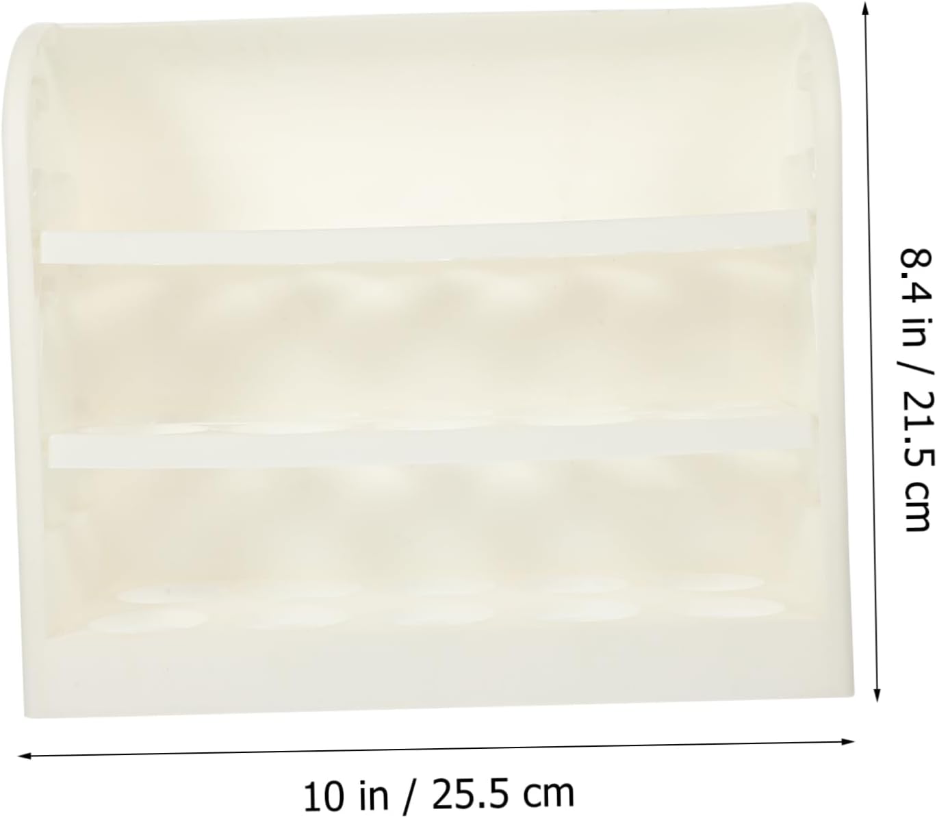 2pcs Egg Storage Box Stackable Egg Trays Egg Holder for Kitchen Containers with Lids Kitchen Egg Organizer Household Egg Holder Flip Egg Tray White Dog Refrigerator Ppé, 02135 (White)