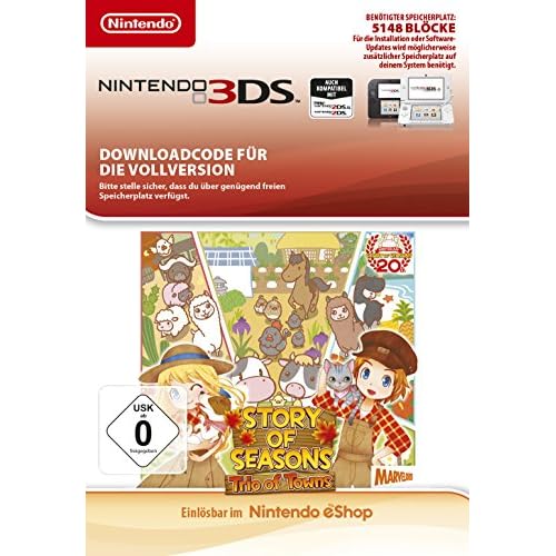 Story of Seasons: Trio of Towns | 3DS - Download Code