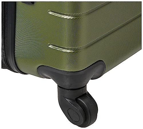 Wrangler-Smart-Luggage-Set-with-Cup-Holder-and-USB-Port-Olive-Green-20-Inch-Carry-On
