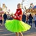 Rockabilly Adult Tutu Skirt, 22' length, One Size, Green petticoat