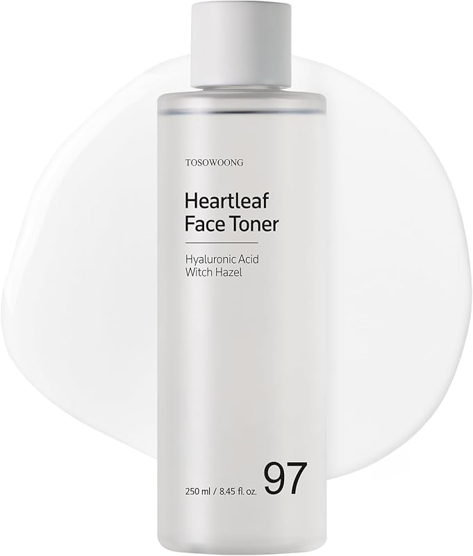 Tônico facial TOSOWOONG Heartleaf com 97% de água de Houttuynia cordata