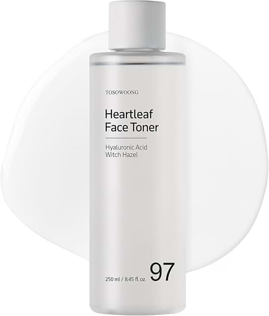 TOSOWOONG Heartleaf Face Toner with 970,200ppm Heartleaf Water, Centella...