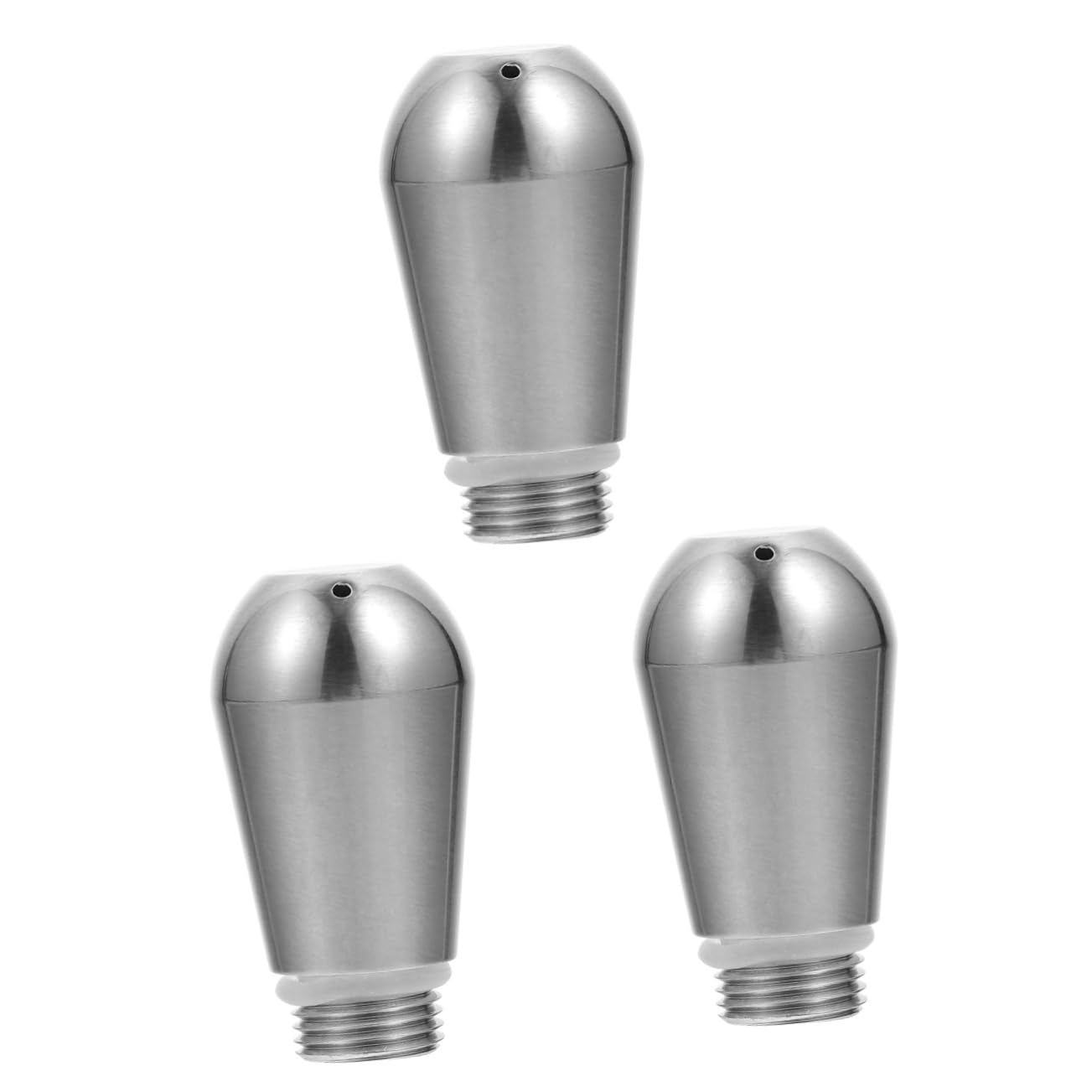 Cabilock Cafetera Espresso 3 Piezas boquilla de vapor accesorios para cafeteras leche accesorios de café maquina de cafe accesorio para cafetera caños de cafetera de acero inoxidable Metal