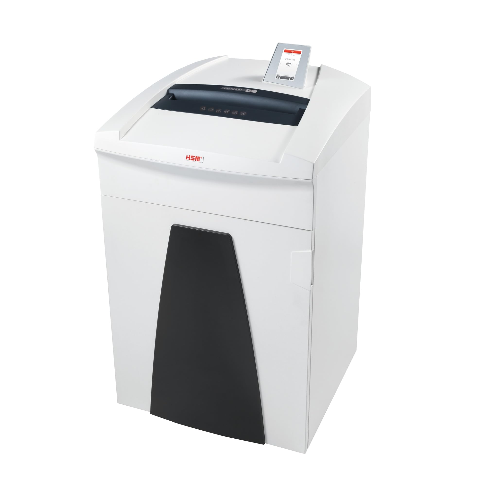 HSM SECURIO P36i HS L6 Cross-Cut Shredder; shreds up to 14 sheets; 38.3-gallon capacity