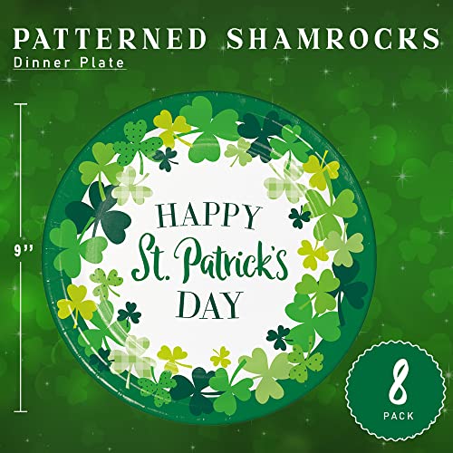 Kit vaisselle St Patrick jetable pour éviter la corvée de nettoyage - 3