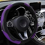 Einzigartiges Design: Das dynamische Nahtdesign fügt Ihrem Auto sportliche und modische Elemente hinzu. Das hochwertige Gummiband ist ein Highlight. Einfach zu installieren und stabiler Lenkradbezug