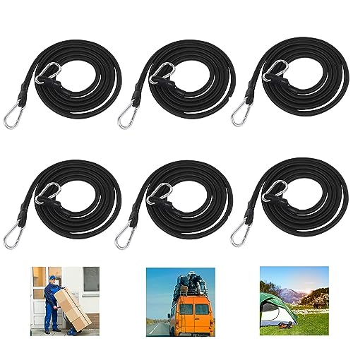 Bungee Cords with Carabiner Clips