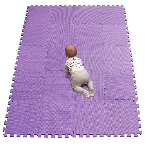 YIMINYUERÂ® 20 Tiles (30cmÃ—30cmÃ—1cm Each Tile) Baby Soft Puzzle Play Mats, Kids Thick EVA Foam Floor, Toddlers & Children's Soft Interlocking Mat R11G301020