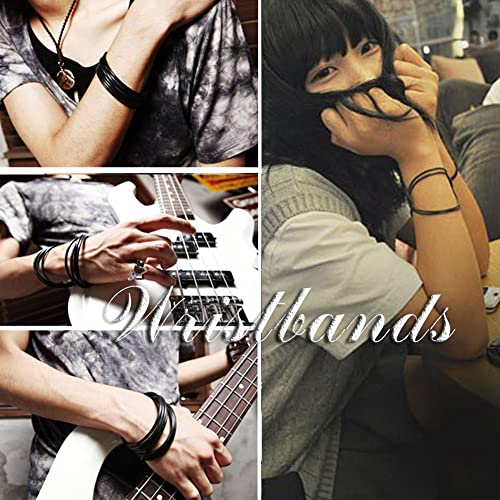 Zakia 25Pces Mixed Gummy Silicone Wristbands Bracelets Bands Shag Rubber Gummies Bangles Wristbands (Black) #TOP4