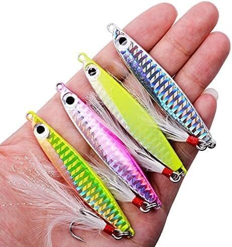 Lotto di 4 esche Lago Trota Bass + 1 Real Winner Originale Nuovo