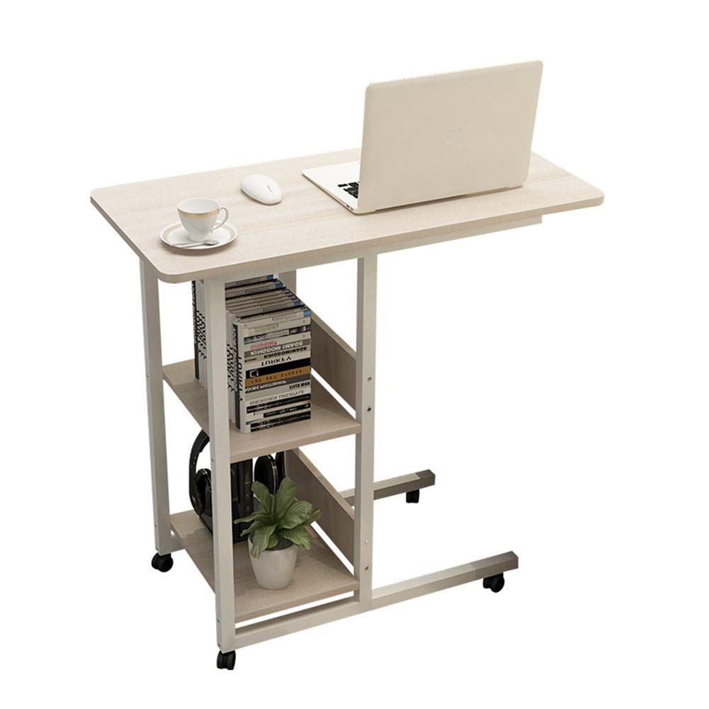 Buy Laptop Table, HeightAdjustable, with brakable Wheels, Large Table