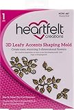 Heartfelt Creations Shaping Mold-3d Leafy Accents 7.75