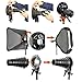 Neewer Studio Photography S-Type Speedlite Bracket Holder with Bowens Mount and 75 inches/190 Centimeters Adjustable Light Stand for Flash Snoot Softbox Beauty Dish Reflector Umbrella