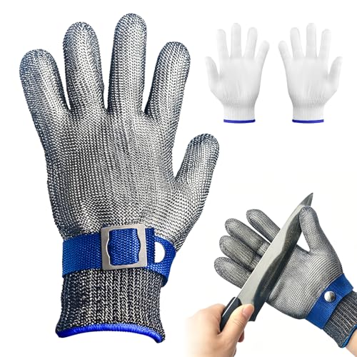 Huxiny Gant Anti Coupure Cuisine, Ga nts Anti Coupure Cuisine, Gant Mandoline, Ga nt Cote, Gan ts De Travail Anti Coupure, pour Cuis ine Gan t Huitre Protection, G ants pour Ouvrir les Huitres