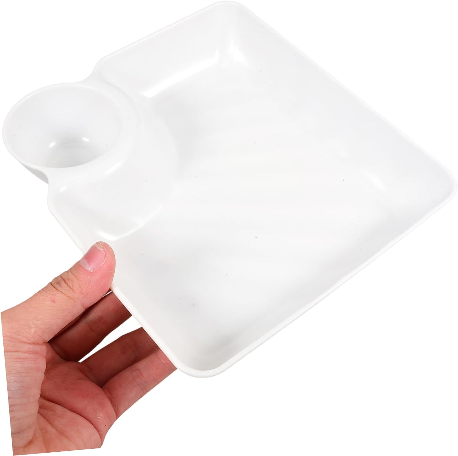 Dip Tray Set with 8 Pieces Dipping Sauce Plates for Snacks and Parties