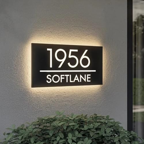 Décoration d'intérieur moderne et panneau de maison LED pour illuminer votre hall d'entrée
