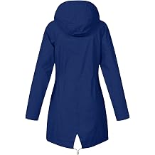 Raincoat Hoodie for Women Lightweight Waterproof Jacket with Hood and Drawstring Solid Rain Jacket Windproof Raincoat