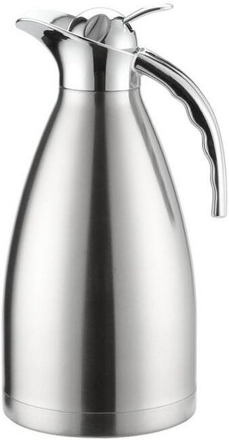Haosens Stainless Steel Insulated Vacuum Thermal Jug 1.5 Litre, Double-Wall Sealed Heat Preservation Coffee Thermo Pot (Silver)