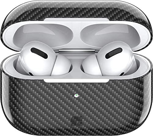Foam Masters Genuine Carbon Fiber (Glossy) Case For Airpods Pro 2Nd Gen - Extreme Slim - Ultra Protection #TOP2