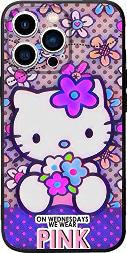 Teloni Game & Street Fashion Design Pattern Black Cool Shockproof Tpu Iphone 13/13 Pro/13 Pro Max Case, Ultra-Thin Non-Slip, Scratch-Resistant And Drop-Proof (H-Ki-Tty 1, Iphone 13 Pro Max) #TOP6