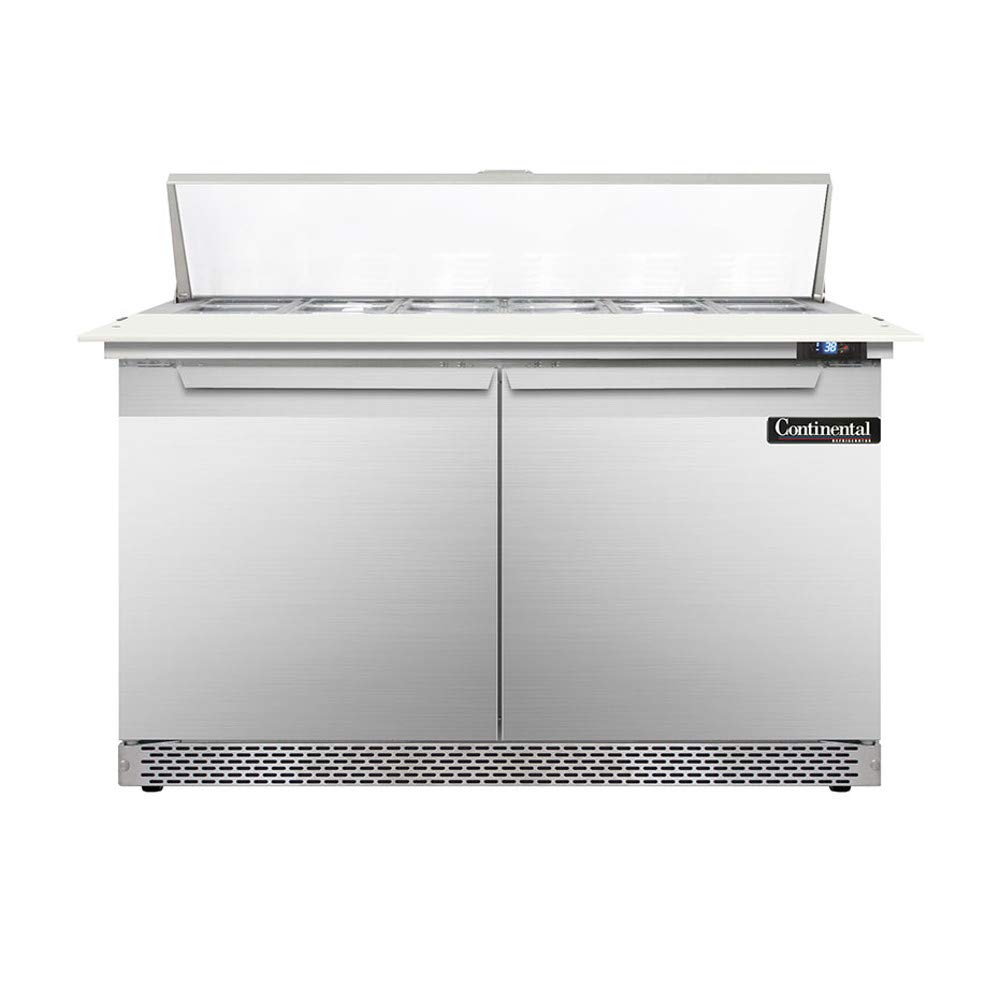DL48-12C-FB Designer Line Sandwich Unit by Continental Refrigerator – Commercial Grade