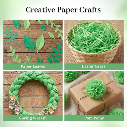 Image of Koogel 330 Sheets Green Tissue Paper, 14 X 10 inches