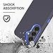 Jackpot Wireless Compatible for Samsung S26 Rugged Case with Belt Clip Holster & Built-in Screen Protector, Heavy-Duty Full-Body Shockproof Cover, Military-Grade Protective Phone Case (Blue)