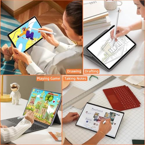 Image of Universal Stylus Pen for Touchscreens, Rechargeable Fine Tip Digital Pen for Writing, Drawing & Note-Taking, Works with Compatible ipad & Android and iOS Devices