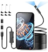 Caméra Endoscopique HD 1920P – Endoscope 5m Semi-Rigide, 8 LED Réglables, Étanche IP67 Pour Android & IOS