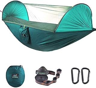 CAMDEA Camping Hammock with Mosquito Net for 2 Person, Ultra Lightweight Portable Camp
