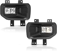 Vista 32 de G-PLUS Luces antiniebla para parachoques delantero con bombilla compatible con Jeep Grand Cherokee 2005 2006 2007 2008 2009 2010/compatible con Jeep