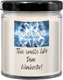Dean Winchester Candle - Supernatural Fan Gift, Winchester Gifts