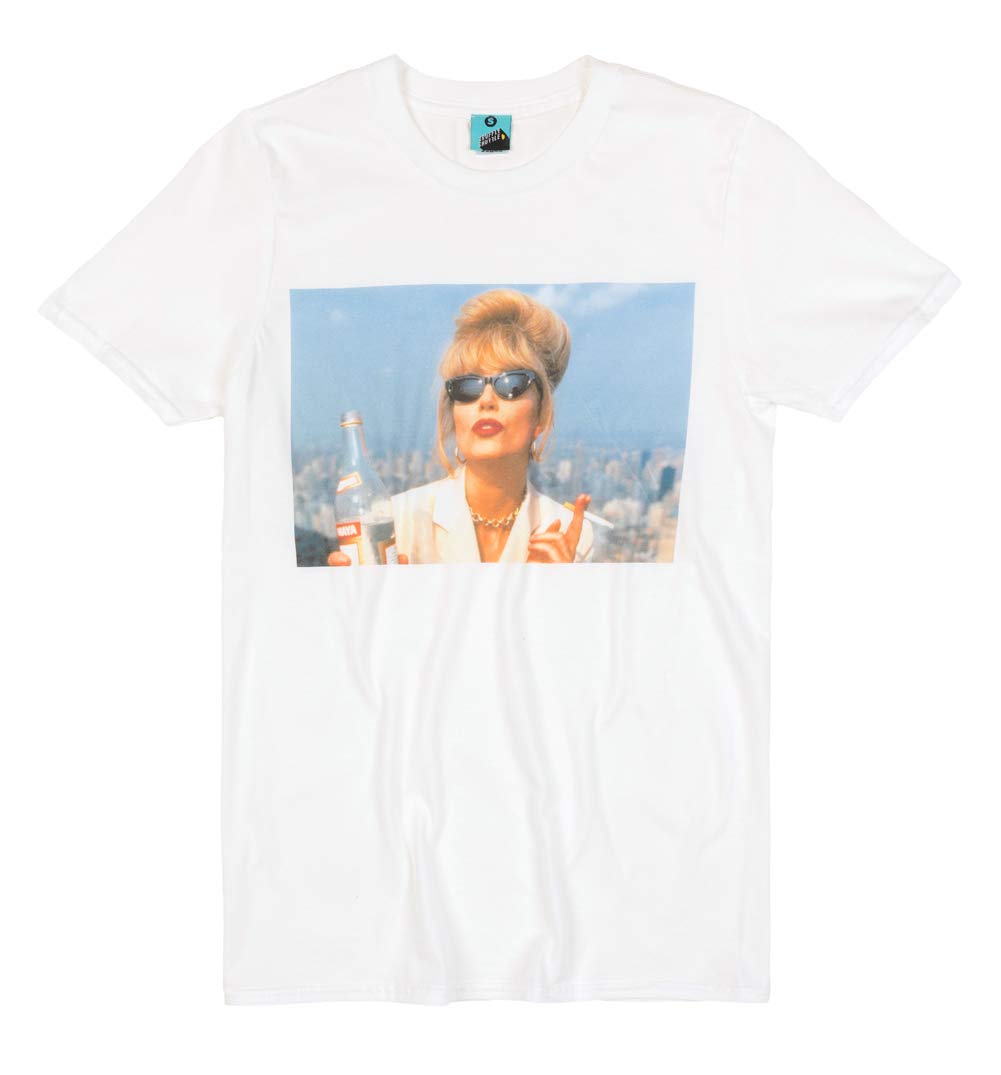 T-shirt blanc Absolutely Fabulous Patsy avec sérigraphie haute définition - 4