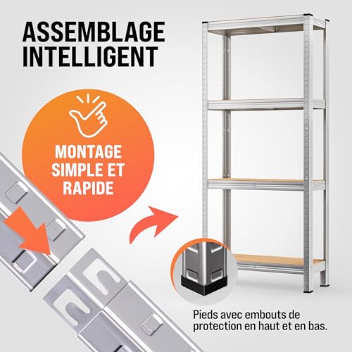 Étagère de rangement garage et atelier pour optimiser l'espace de stockage - 4