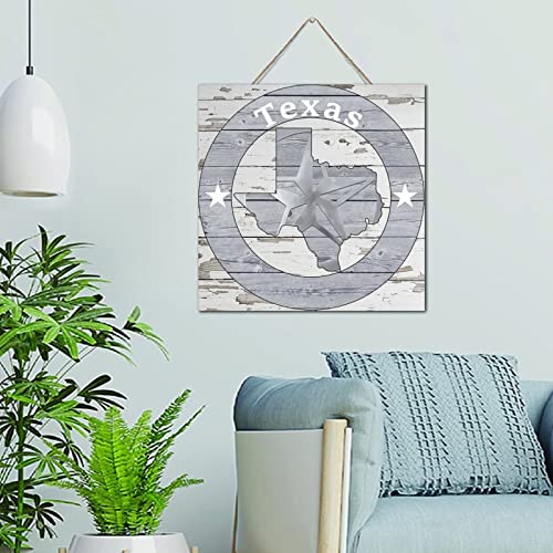 Cadeau rustique panneau bois vieilli Texas Lone Star décoration