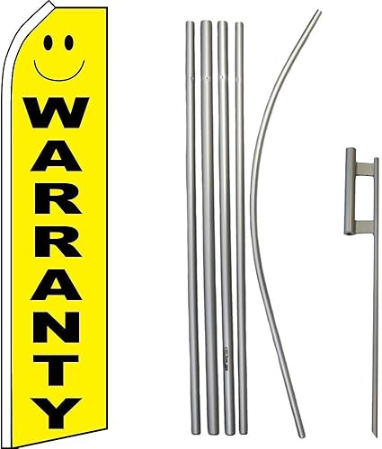 Premium Swooper Flag & 16ft Flagpole KitGround