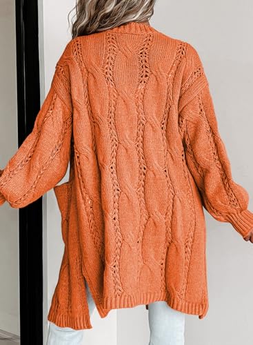 Image of Dokotoo Women Long Cardigan Open Front Knit Sweater 2026