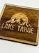 Lake Tahoe custom engraved hand made coasters (Walnut)