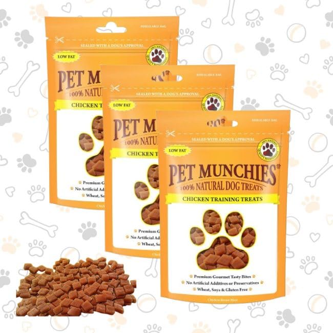 3X Pet Munchies Training Treats Chicken, 50g | BabooStore Ltd