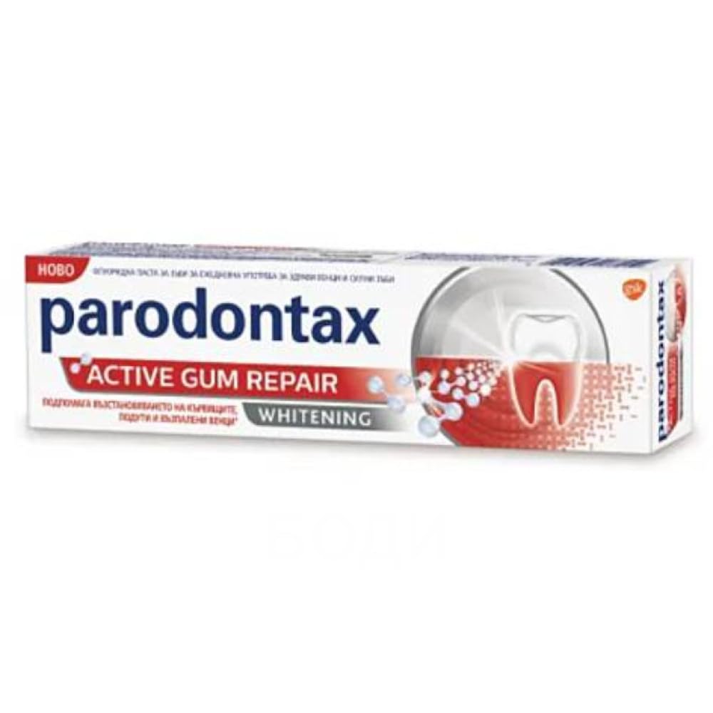 Parodontax Toothpaste Active Gum Repair Whitening, Pack of 4, 75 ml