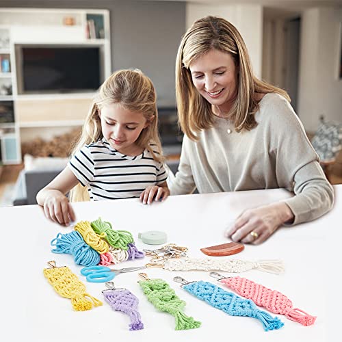 INFUNLY Macrame y material de knotting selecto para proyectos textiles de nivel 5