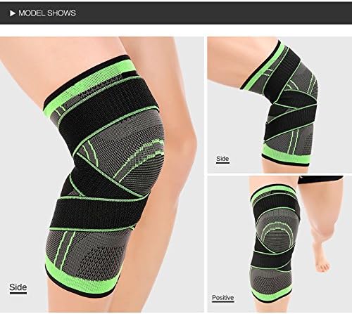 Knee Sleeve,Compression Fit Support -for Joint Pain and Arthritis Relief, Improved Circulation Compression - Wear Anywhere - Single