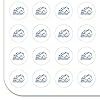 UAH Secondary Logo Planner Calendar Scrapbooking Crafting Stickers #1