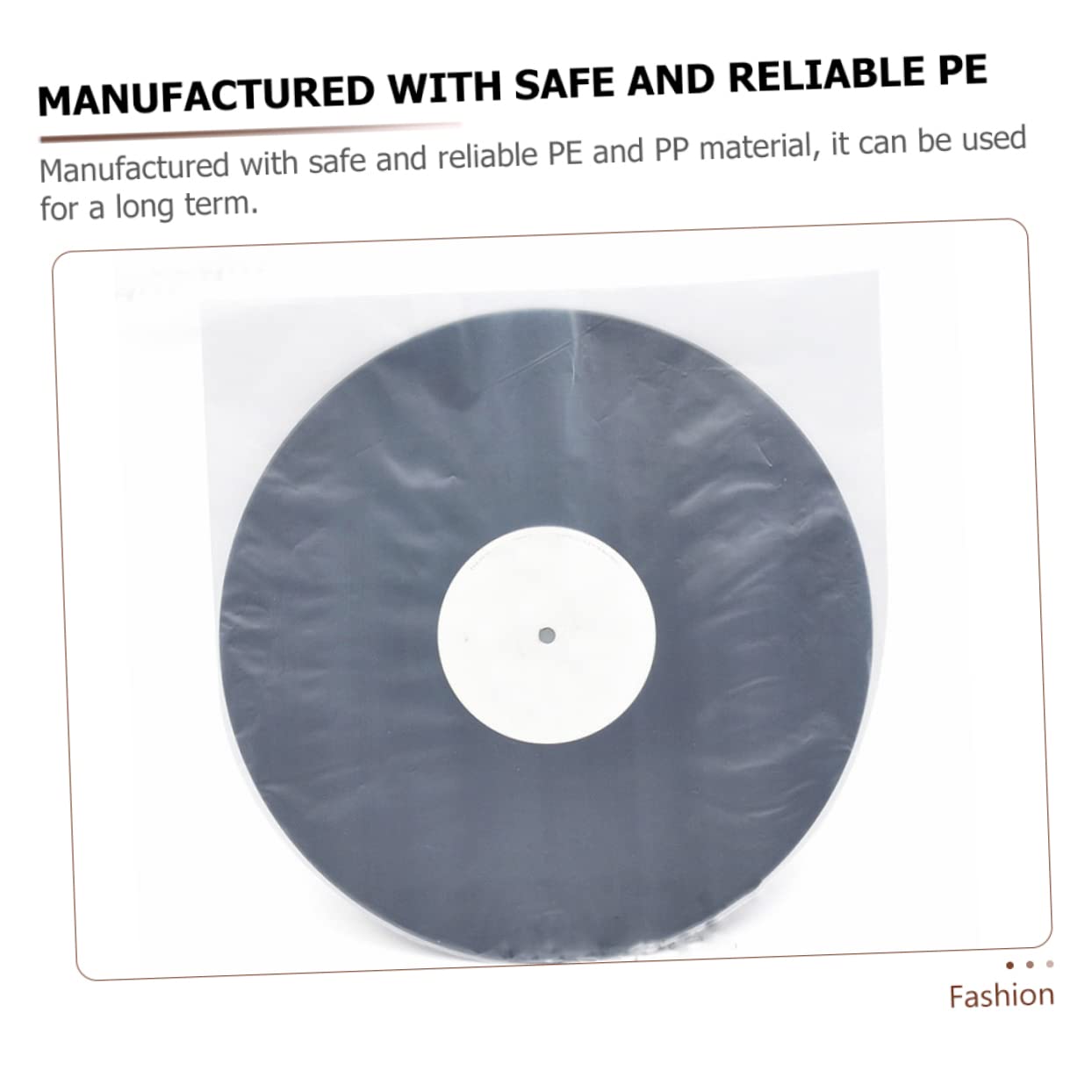 PRETYZOOM 500 Pezzi Borsa Per Musica In Vinile Trasparente Forniture Per In Vinile Vinili Copertine Di Album Record Di Borse Di Protezione Disco In Vinile Manica Disco