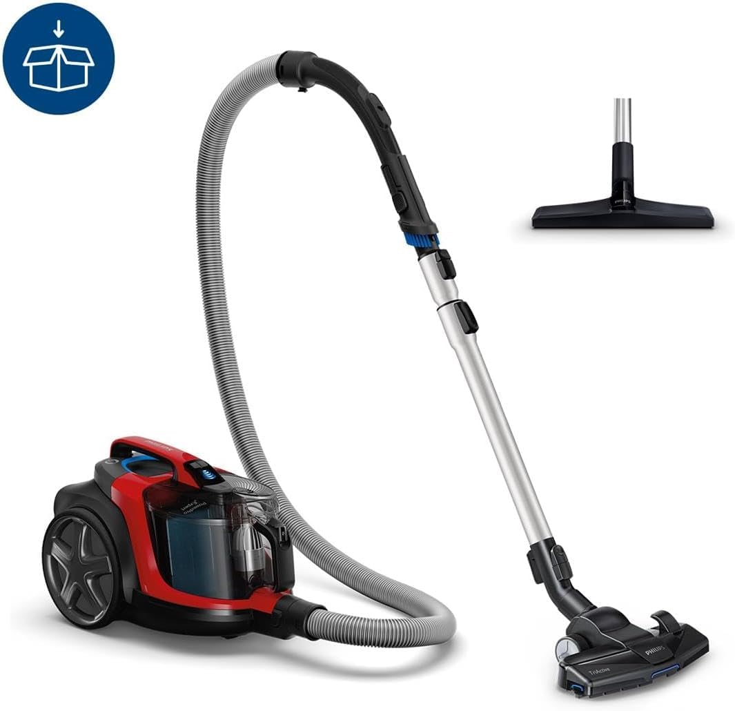 Philips PowerPro Expert Odkurzacz Bezworkowy - Moc 900W, Filtr Allergy H13, Nasadka TriActive (FC9729/09)