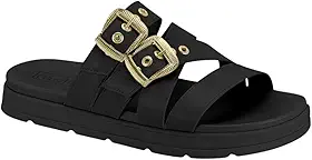 Sandália Papete Feminina Moleca - Fivela Ajustável Duplo Conforto