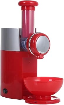 Ice Machine Home Kitchen Ice Cream Machine Fruit Cone Frozen Dessert Maker DIY Manual Homemade Summer Heat Relief Frozen Yogurt Machine Color