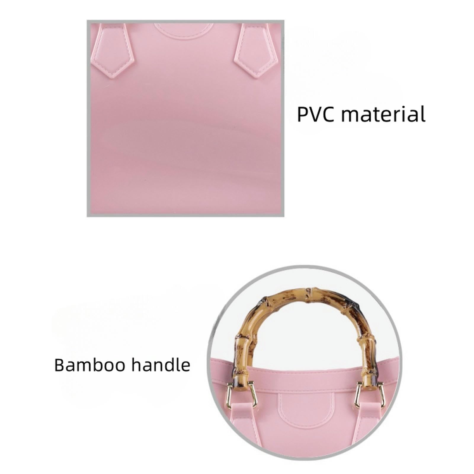 Handtasche Damen Frauenmodische Messenger-Tasche Im Freien Urlaub Tasche Für Frauen Handtasche Jelly Bag Mode All-Match-Abendtasche-rosa